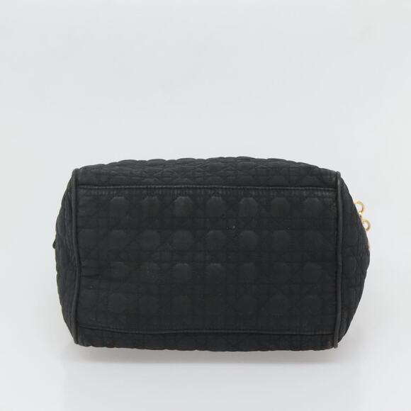 DIOR Canage Hand Bag Nylon Black Gold - Picture 9 of 12